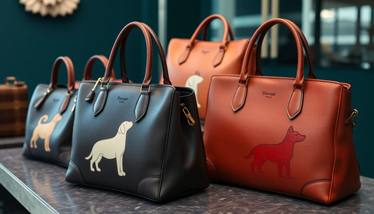 Stylish Leather Handbags for Dog Lovers: Celebrate Your Furry Friend with Unique Italian Designs in the UK