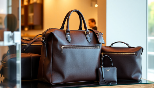 Elevate Your Style with Noel Asmar's Premium Leather Travel Handbag Set: A Must-Have for Trendy Travelers